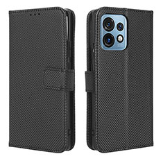 Funda de Cuero Cartera con Soporte Carcasa BY1 para Motorola Moto Edge 40 Pro 5G Negro