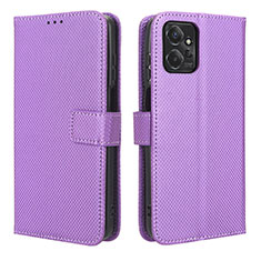 Funda de Cuero Cartera con Soporte Carcasa BY1 para Motorola Moto G Power 5G (2023) Morado