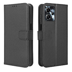 Funda de Cuero Cartera con Soporte Carcasa BY1 para Motorola Moto G23 Negro