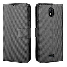 Funda de Cuero Cartera con Soporte Carcasa BY1 para Nokia C100 Negro