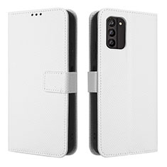 Funda de Cuero Cartera con Soporte Carcasa BY1 para Nokia G100 Blanco