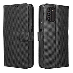 Funda de Cuero Cartera con Soporte Carcasa BY1 para Nokia G100 Negro