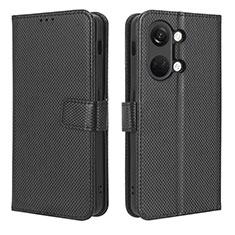 Funda de Cuero Cartera con Soporte Carcasa BY1 para OnePlus Ace 2V 5G Negro