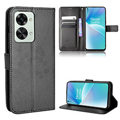 Funda de Cuero Cartera con Soporte Carcasa BY1 para OnePlus Nord 2T 5G Negro