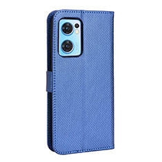 Funda de Cuero Cartera con Soporte Carcasa BY1 para OnePlus Nord CE 2 5G Azul