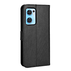 Funda de Cuero Cartera con Soporte Carcasa BY1 para OnePlus Nord CE 2 5G Negro