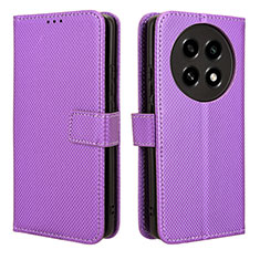 Funda de Cuero Cartera con Soporte Carcasa BY1 para Oppo A2 Pro 5G Morado