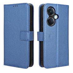 Funda de Cuero Cartera con Soporte Carcasa BY1 para Oppo K11 5G Azul