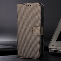 Funda de Cuero Cartera con Soporte Carcasa BY1 para Realme 8 4G Marron