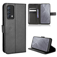 Funda de Cuero Cartera con Soporte Carcasa BY1 para Realme GT Master 5G Negro