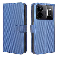 Funda de Cuero Cartera con Soporte Carcasa BY1 para Realme GT Neo6 5G Azul