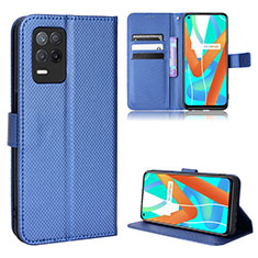 Funda de Cuero Cartera con Soporte Carcasa BY1 para Realme Narzo 30 5G Azul