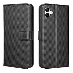 Funda de Cuero Cartera con Soporte Carcasa BY1 para Samsung Galaxy A04E Negro