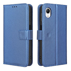 Funda de Cuero Cartera con Soporte Carcasa BY1 para Samsung Galaxy A23 5G SC-56C Azul