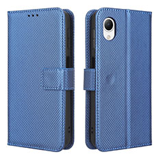 Funda de Cuero Cartera con Soporte Carcasa BY1 para Samsung Galaxy A23s Azul
