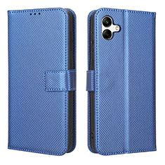 Funda de Cuero Cartera con Soporte Carcasa BY1 para Samsung Galaxy M04 Azul