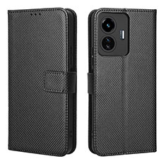 Funda de Cuero Cartera con Soporte Carcasa BY1 para Vivo iQOO Z6 Lite 5G Negro