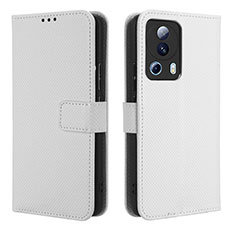 Funda de Cuero Cartera con Soporte Carcasa BY1 para Xiaomi Civi 2 5G Blanco