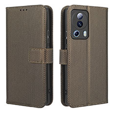 Funda de Cuero Cartera con Soporte Carcasa BY1 para Xiaomi Mi 13 Lite 5G Marron