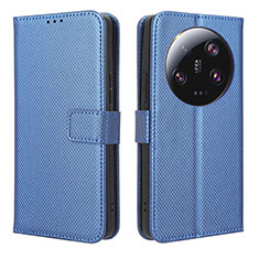 Funda de Cuero Cartera con Soporte Carcasa BY1 para Xiaomi Mi 13 Ultra 5G Azul