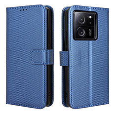 Funda de Cuero Cartera con Soporte Carcasa BY1 para Xiaomi Mi 13T Pro 5G Azul