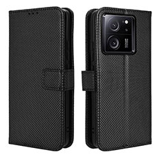 Funda de Cuero Cartera con Soporte Carcasa BY1 para Xiaomi Mi 13T Pro 5G Negro