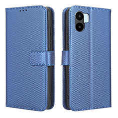 Funda de Cuero Cartera con Soporte Carcasa BY1 para Xiaomi Poco C51 Azul