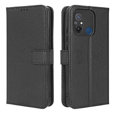 Funda de Cuero Cartera con Soporte Carcasa BY1 para Xiaomi Redmi 11A 4G Negro