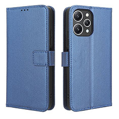 Funda de Cuero Cartera con Soporte Carcasa BY1 para Xiaomi Redmi 12 4G Azul