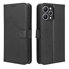 Funda de Cuero Cartera con Soporte Carcasa BY1 para Xiaomi Redmi 12 4G Negro