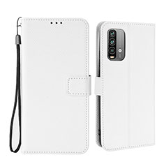 Funda de Cuero Cartera con Soporte Carcasa BY1 para Xiaomi Redmi 9 Power Blanco