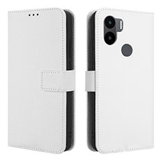 Funda de Cuero Cartera con Soporte Carcasa BY1 para Xiaomi Redmi A1 Plus Blanco