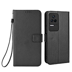 Funda de Cuero Cartera con Soporte Carcasa BY1 para Xiaomi Redmi K50 5G Negro