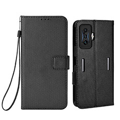 Funda de Cuero Cartera con Soporte Carcasa BY1 para Xiaomi Redmi K50 Gaming 5G Negro