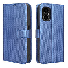 Funda de Cuero Cartera con Soporte Carcasa BY1 para Xiaomi Redmi Note 12R Pro 5G Azul