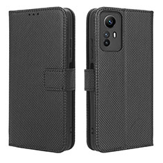 Funda de Cuero Cartera con Soporte Carcasa BY1 para Xiaomi Redmi Note 12S Negro