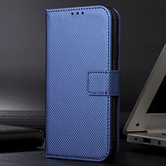 Funda de Cuero Cartera con Soporte Carcasa BY1 para Xiaomi Redmi Note 9 Pro Max Azul
