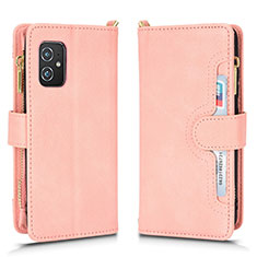 Funda de Cuero Cartera con Soporte Carcasa BY2 para Asus ZenFone 8 Mini Oro Rosa