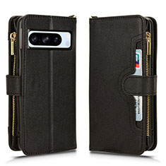 Funda de Cuero Cartera con Soporte Carcasa BY2 para Google Pixel 8 Pro 5G Negro