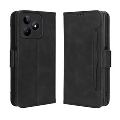 Funda de Cuero Cartera con Soporte Carcasa BY2 para Realme C51 Negro