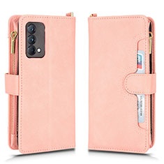 Funda de Cuero Cartera con Soporte Carcasa BY2 para Realme GT Master 5G Oro Rosa