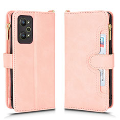 Funda de Cuero Cartera con Soporte Carcasa BY2 para Realme GT Neo 3T 5G Oro Rosa