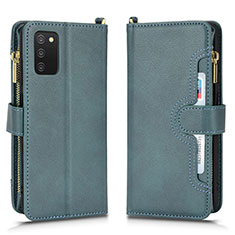 Funda de Cuero Cartera con Soporte Carcasa BY2 para Samsung Galaxy A02s Verde