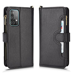 Funda de Cuero Cartera con Soporte Carcasa BY2 para Samsung Galaxy A52 4G Negro