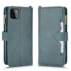 Funda de Cuero Cartera con Soporte Carcasa BY2 para Samsung Galaxy F42 5G Verde