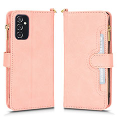 Funda de Cuero Cartera con Soporte Carcasa BY2 para Samsung Galaxy M52 5G Oro Rosa