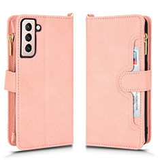 Funda de Cuero Cartera con Soporte Carcasa BY2 para Samsung Galaxy S24 Plus 5G Oro Rosa