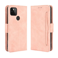 Funda de Cuero Cartera con Soporte Carcasa BY3 para Google Pixel 4a 5G Rosa