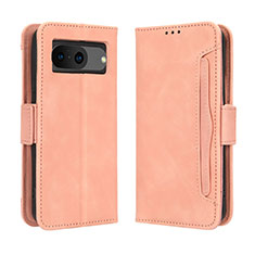 Funda de Cuero Cartera con Soporte Carcasa BY3 para Google Pixel 8 5G Rosa