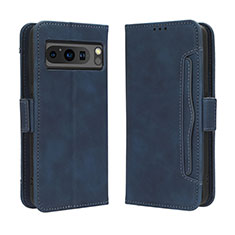 Funda de Cuero Cartera con Soporte Carcasa BY3 para Google Pixel 8 Pro 5G Azul